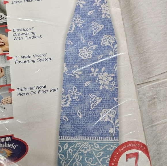 Vintage NWT Homz Laundry Snug Fit Ironing‎ Board Cover & Pad Provence Pattern - Picture 3 of 10